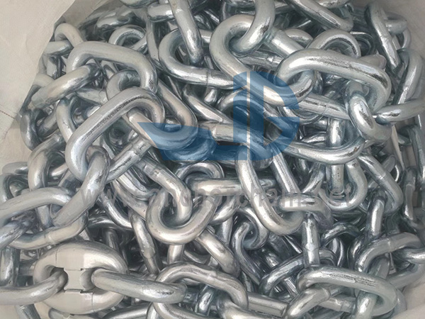 19 mm Grade 3 Studless Stud Link-ankerketting