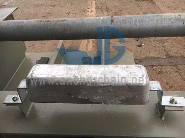 Aluminiumanode voor ballastwatertank
