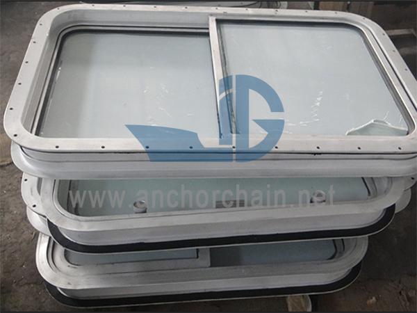 Aluminium enkel schuifraam voor schip