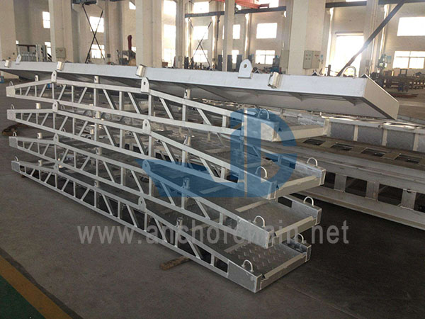Bend Type Aluminium Schip Gangway