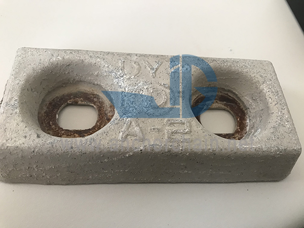 Bouttype aluminiumlegering anode
