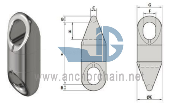 CR Chain Rope Swivel