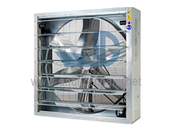 DFBZ wandgemonteerde vierkante ventilator met axiale stroming