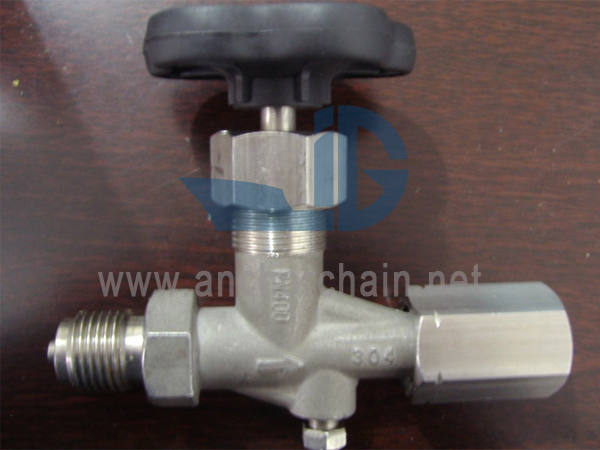 DIN 16270 afsluitklep voor drukmeetinstrumenten model 91011