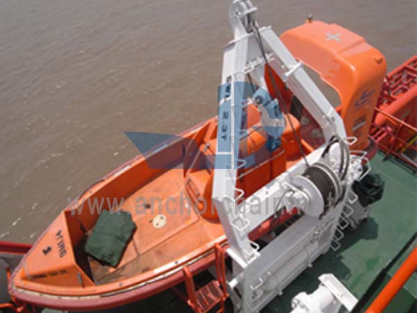Snelle reddingsboot lancering apparaat Davit
