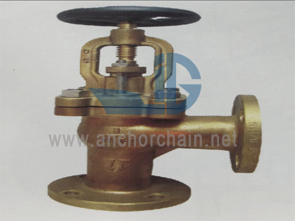 GBT 588 Marine Bronze Flens Stop Terugslagkleppen