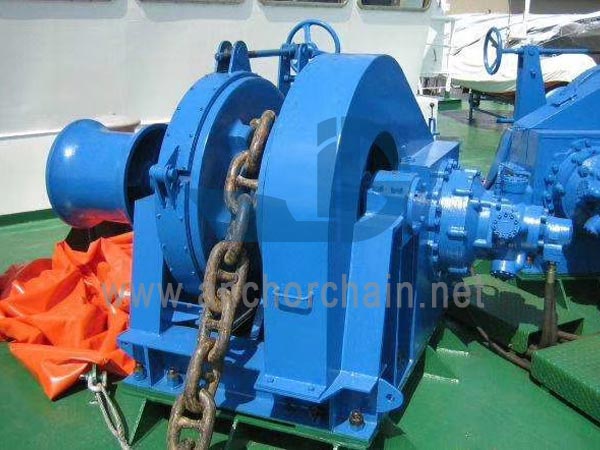 Hydraulische handmatige ankerlier