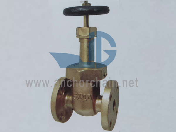 JIS F 7368 Bronzen 10K Stijgende Stam Type Schuifafsluiters