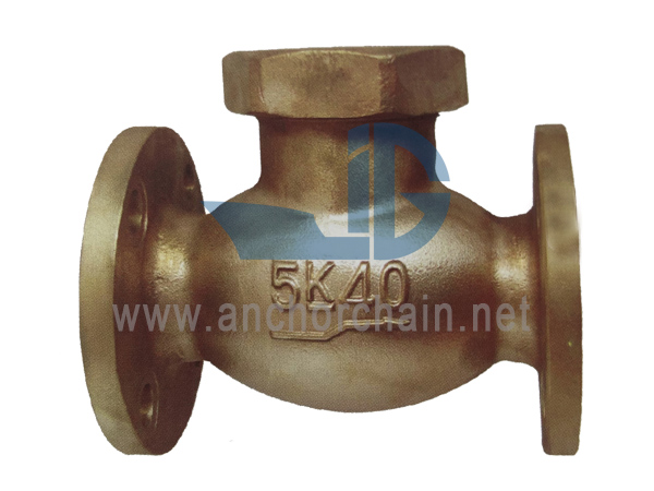JIS F 7415 Bronze 5K Lift terugslagklepafsluiters (Union Bonnet Type)
