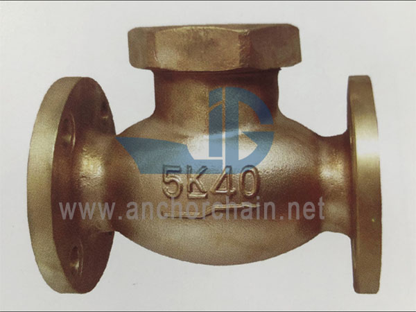 JIS F 7417 Bronze 16K Lift terugslagklepafsluiters (Union Bonnet Type)