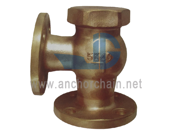 JIS F 7418 Bronzen 16K Lift terugslagkleppen (Union Bonnet Type)