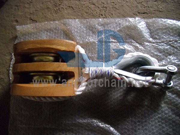 JIS Tightwire Houten Blok met dubbel wiel