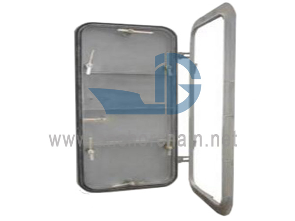 Marine aluminium scharnierende deur