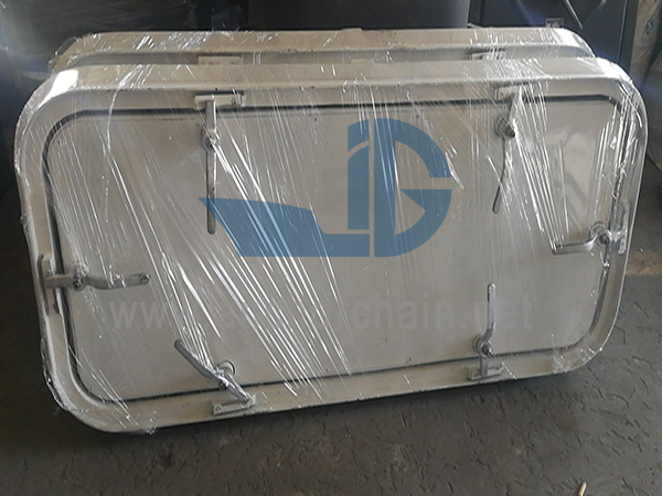 Marine aluminium weerbestendige deur met 6 hondenslot