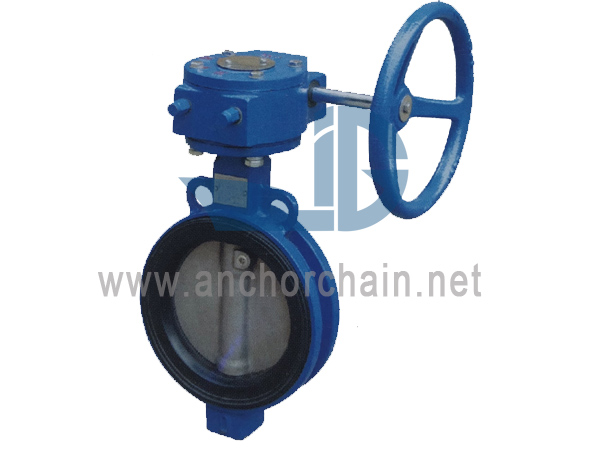 Marine Wafer vlinderkleppen met wormwiel JIS F7480