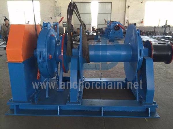 Enkel type hydraulisch gecombineerde ankerlier ankerlier