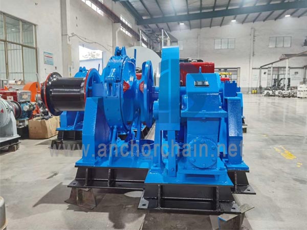 Enkel type hydraulische ankerlier