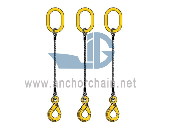 Slingle Leg Spliced ​​Wire Rope Sling te koop