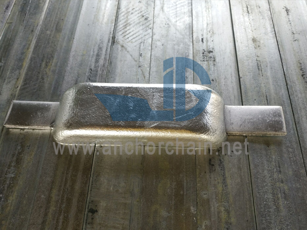 Zinkanode voor opslagtank